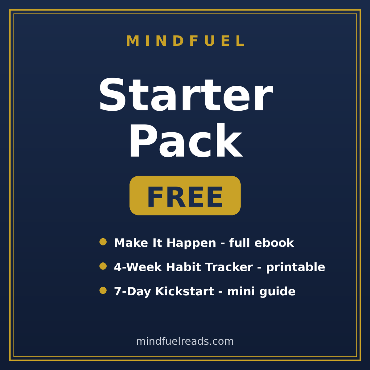 MindFuel Starter Pack - FREE download bundle cover